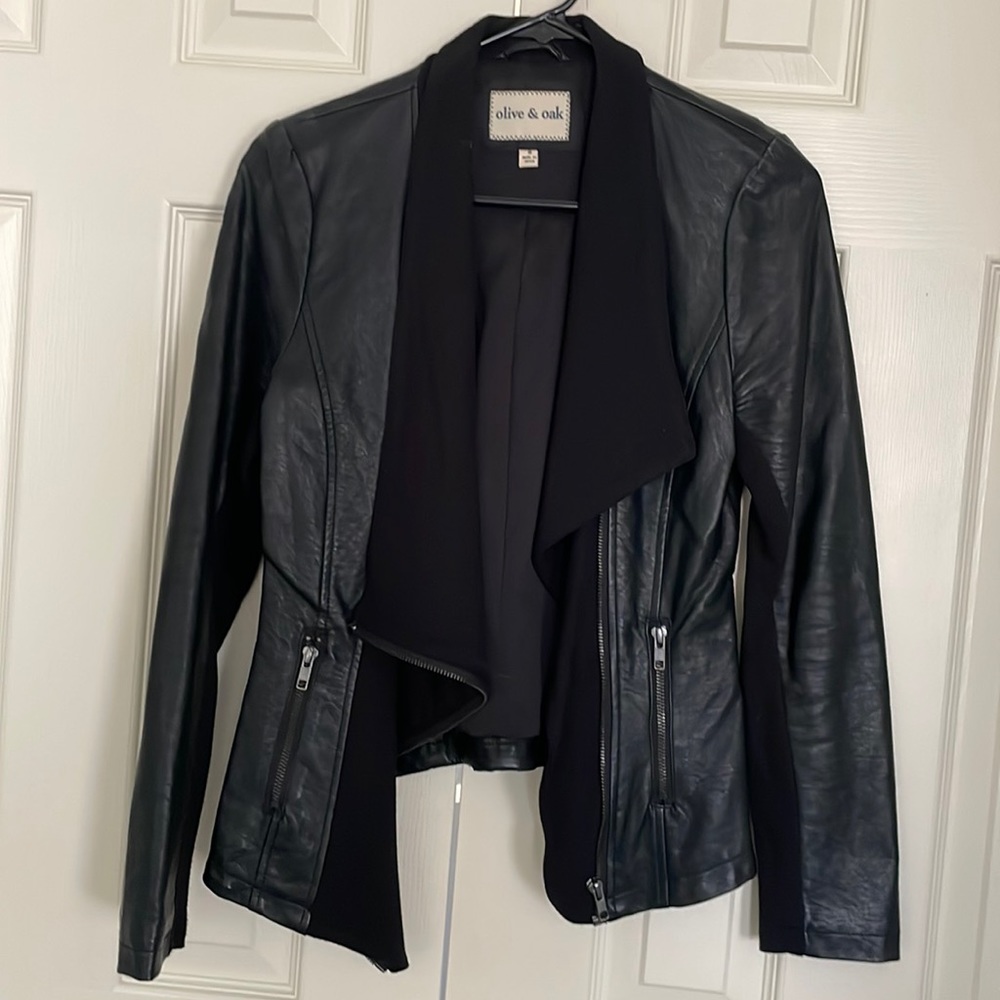 Olive & Oak faux leather jacket